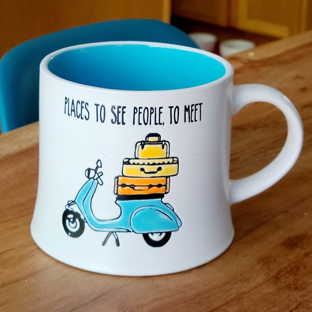 Scooter & Suitcases Coffee Mug